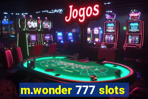 m.wonder 777 slots